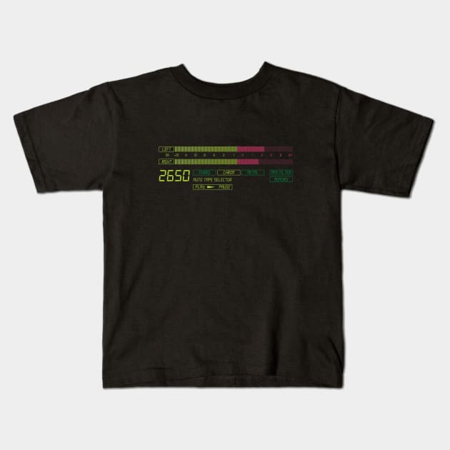 Tape audio display Kids T-Shirt by FBdesign